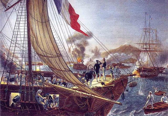 12. Intervención Francesa Costa de Veracruz