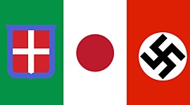 Timeline: Italy , Germany , and japan all signed an agreement to become the Axis powers . They all had and alliance .