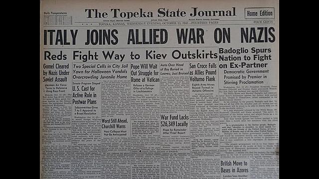 Italy joins the war as an ally