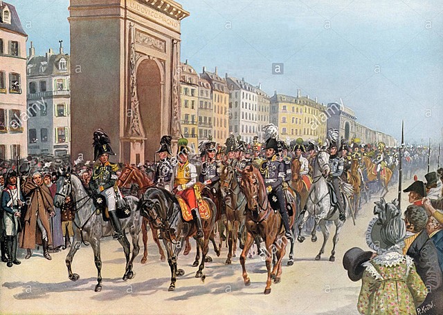 The Parade through France