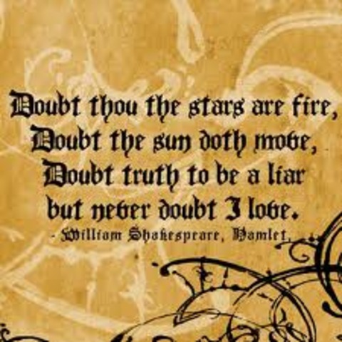 Shakespeare is in love... ♥