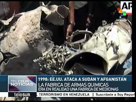 Ataque militar de Estados Unidos en Afganistán y Sudán.