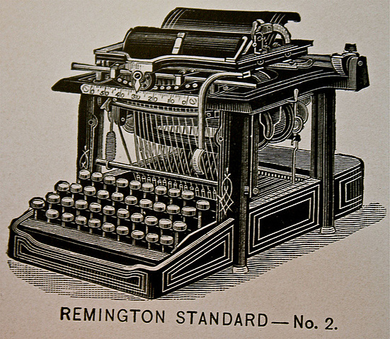 máquina de escribir