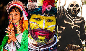 Regiones que estaban habitadas.