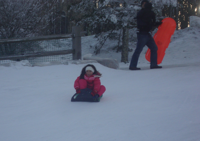 Saw snow for the 1st time