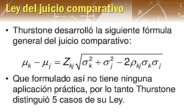 Ley del Juicio Comparativo