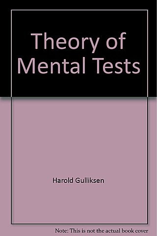 Teoría Clásica de los Tests