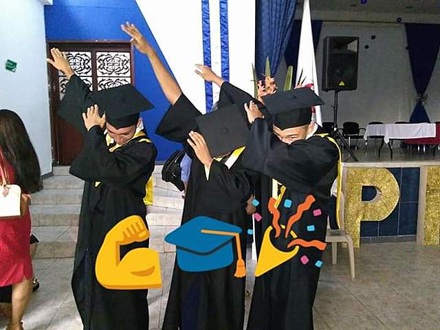 My graduation of high school and the SENA