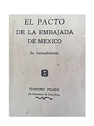 se firma el pacto de la Embajada de México, se pone en fin al conflicto armado, se nombra como presidente a Santos León Herrera