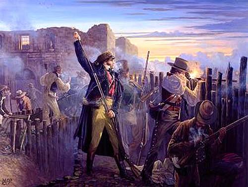 Ante el avance inminente del ejército de Santa Anna, los Texanos proclamaron su independencia