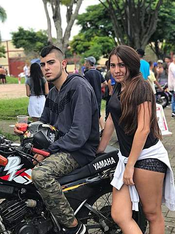 Acompañando a mi hermano en las carreras