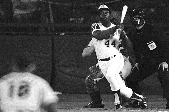 Hank Aaron Hits His 715th Home Run