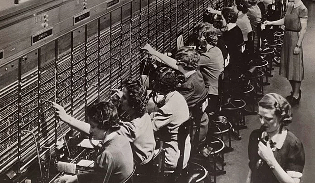 1ra central telefónica Manual: 21 abonados (New Haven)