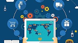 Timeline: Concepto de cadena de suministros