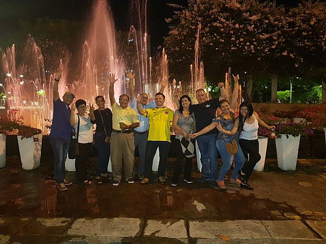 I met with my family