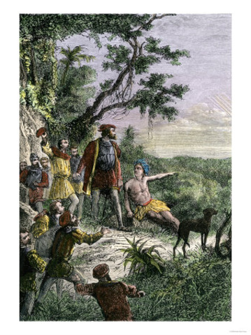 Nunez first Learns of Pacific Ocean