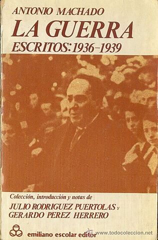 Publicación del libro La Guerra