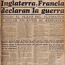 Inglaterra y Francia declara la guerra a Alemania.