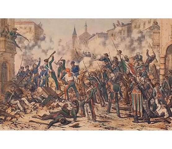 Durante el periodo presidencial de Vicente Guerrero, cerca de 3000 soldados y oficiales españoles, desembarcaron en territorio mexicano.