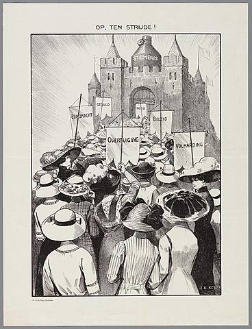 Er is ook algemeen vrouwenkiesrecht in Nederland.