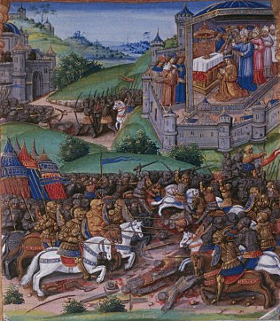 Carlos II el Malo en la batalla de Cocherel (Manuel Fernandez)