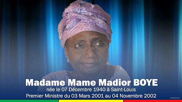 Mame Madior Boye (3 mars 2001 - 4 novembre 2002)