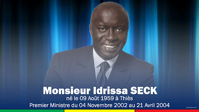Idrissa Seck (4 novembre 2002 - 21 avril 2004)