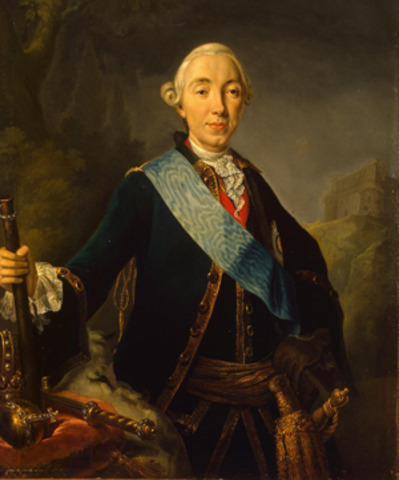 Супруг ЕкатериныII Петр III  стал императором России