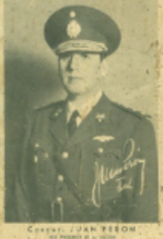 Juan Peron was popular among his rank.