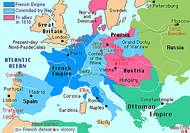 Napoleons Empire and The Regions Free of Napoleon