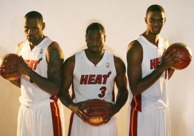 Wade play with Lebron and Chris