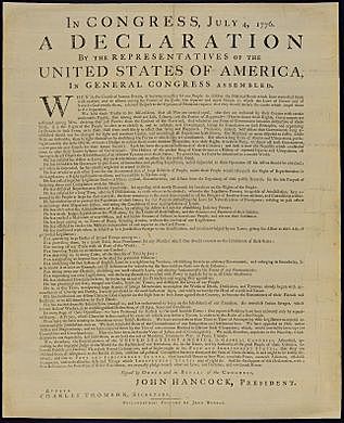 Declaration of independence