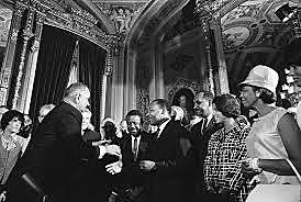 signing of the voting rights act