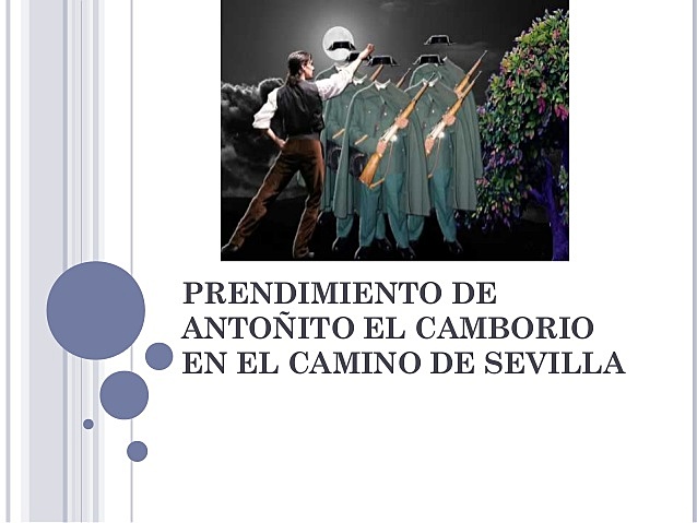 Prendimiento de Antonino el camborio