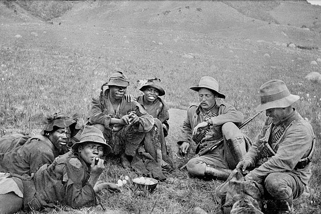 (2,5) South African troops are conscripted