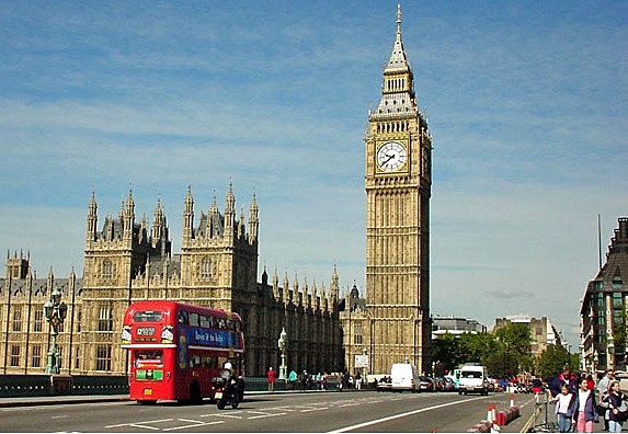 Big Ben London, ontworpen door Charles Berry