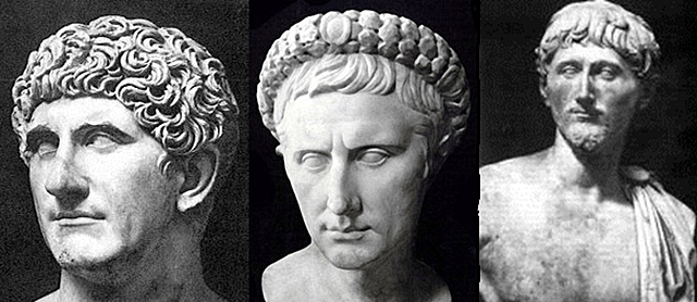 EUROPA - Segundo triunvirato: Octavio, Antonio y Lépido