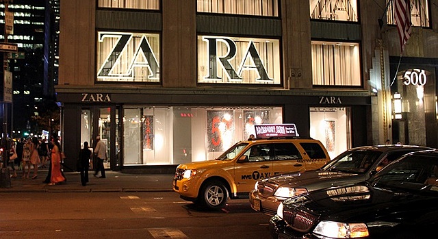 Zara cruza el charco