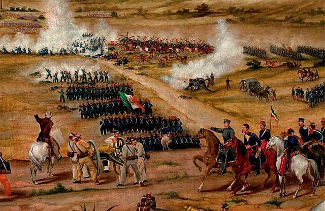 Franceses atacaron a Puebla.