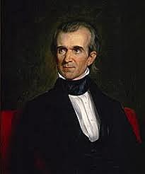 James K. Polk firme creyente de las ideas expasionistas arribo arribo a la presidencia de los Estados Unidos.
