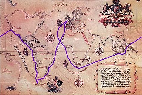 Sir Francis Drake’s circumnavigation of the world