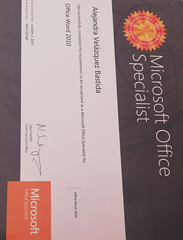 Certificación Office Word 2010