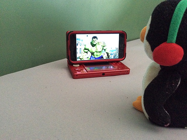 Jorge watching Endgame