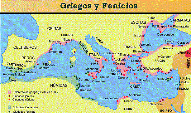 Colonización Griega ( Occidente)