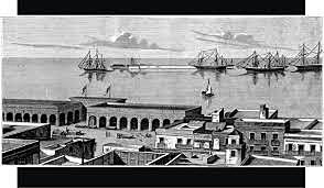 Tropas invasoras se apostaron frente a la costa de Veracruz