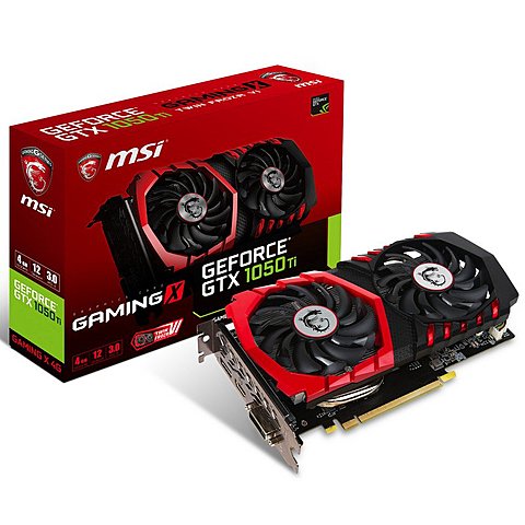 MSI GeForce GTX 1050Ti GAMING X 4GB GDDR5