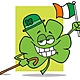 Cartoon shamrock