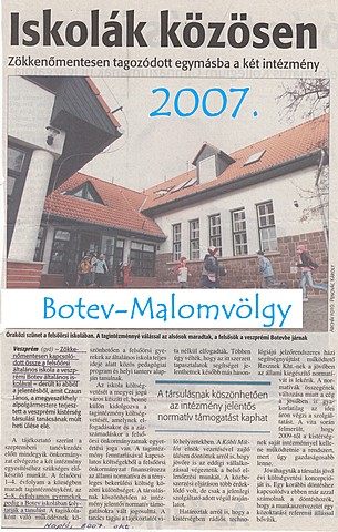 Iskoláink egyesültek