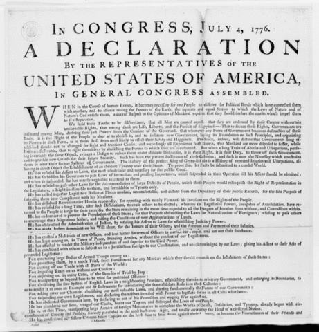 Declaration of Independence