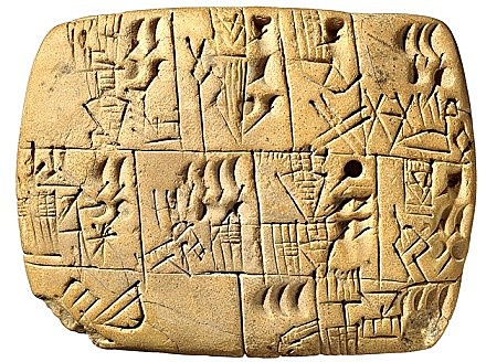 Aparicion de la escritura en la mesopotamia